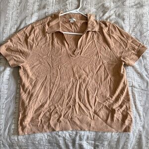 J. Crew Tan Blouse